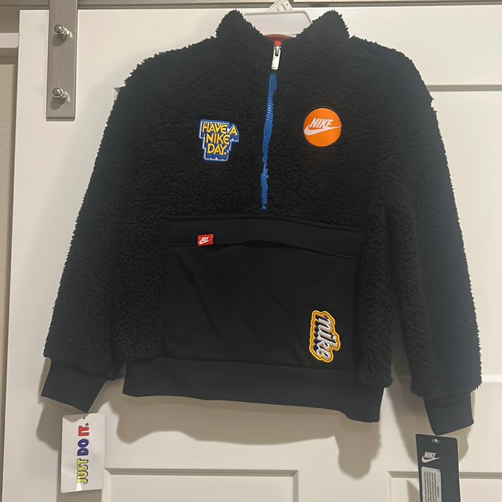 NWT Boys Nike Half Zip Pullover Fleece